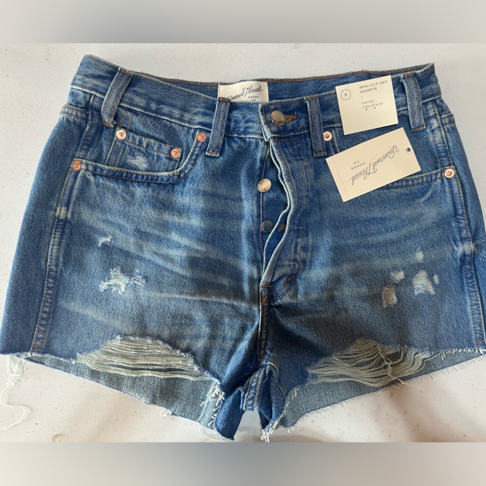 Women's Distressed Denim Shorts